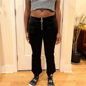 Low rise flare black urban outfitters pants size 4
